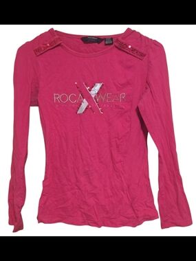 PINK ROCAWEAR FASHION GIRL TOP